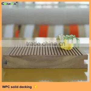 WPC Material Outdoor Decor Floor and Brusched Surface Treatment WPC Composite Decking thumbnail-5