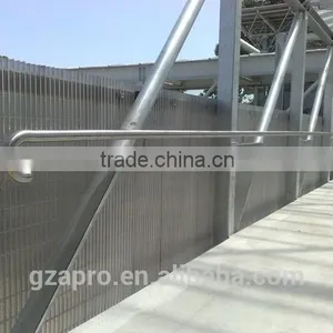 Fashional Pattern Aluminum Handrail Glass Balustrade Railing Low Price thumbnail-4