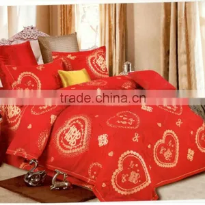 100% Cotton Fresh Peach Bed Spread Fabric for Wedding 32*32 133*72 98" thumbnail-1