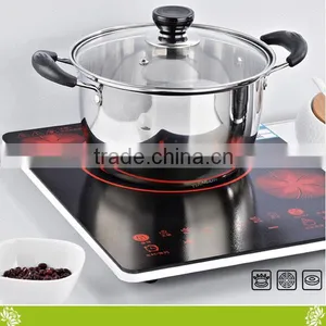 Fashion Double Bottom Stainless Steel Soup Pot,healthy Double Wall Vacuum Soup Pot,factory Stockpot Soup Pot&milk Pot With Cover thumbnail-6