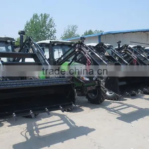 Factory Supply Quality Chinese 4 Wheel Farm Tractor With Front End Loader thumbnail-1