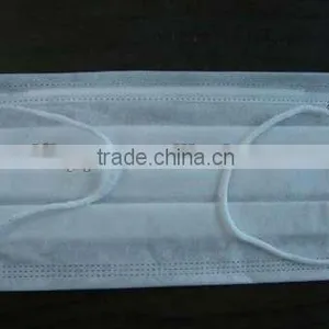 Disposable Edge White Non-woven Mask thumbnail-1