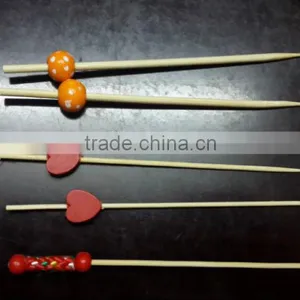 Craft Bamboo Fruit Stick Tooth Pick Disposable Eco-Friendly Fruit Stick thumbnail-1