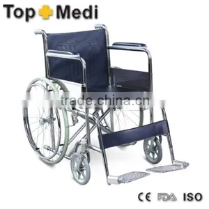 Guangzhou Factory Steel Handle Wheelchair for Disabled thumbnail-1