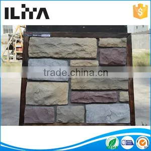 Modern and Elegant in Fashion White Cement Artificial Exterior Stone Wall Tiles Paneling Artificial Stone Fence thumbnail-2