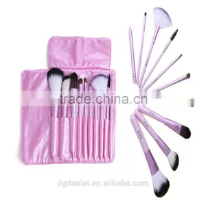 Beauty 18pcs Pink Brushes Makeup With Case High Quality Cosmetic BrushDongGuan Factory thumbnail-5