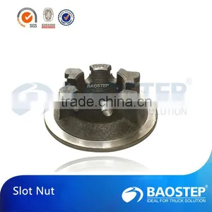Flat Hexagon Slotted Nut Round Slotted Nut thumbnail-1