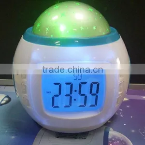 Funny Round Promotional Alarm Clock thumbnail-1