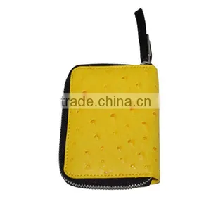 2015 Fashion Oostrich Leather Zipper Wallet thumbnail-2