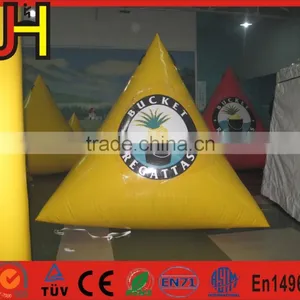 Wholesale Cheap Inflatable Branded Triangle Water Buoy thumbnail-2