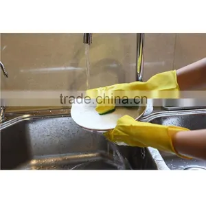 Gloves Household Wholesale Washing Heavy Duty Cleaning Sponge Kitchen Hand Gloves thumbnail-6