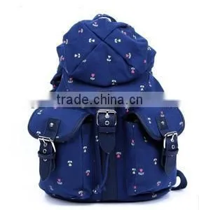 Small Flower Printed Backpacks thumbnail-1