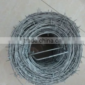 Best Price 1.6mm Galvanized Barbed Wire thumbnail-1