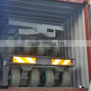 Low Bed Semi Trailer/Heavy Duty Equipment Transport Semi Trailer thumbnail-6