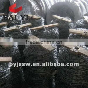 Hot Dipped Galvanized Barbed Wire in Wooden Spool ( Direct Factoty ) thumbnail-1