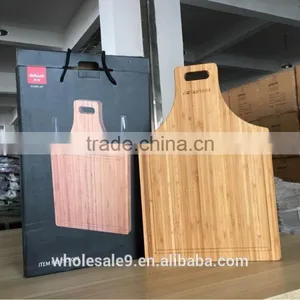Bamboo Cutting Board Chopping Board With 2pcs Knife Set thumbnail-3