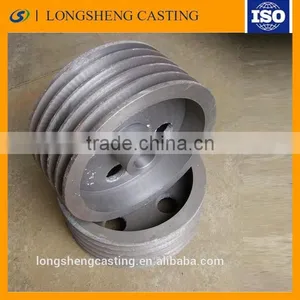 High Quality Low Price of Cast Iron Pulley Type Parts thumbnail-1