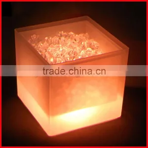 LED Color Lights Changing Square Waterproof Ice Bucket Beer Champagne Party Bar thumbnail-3
