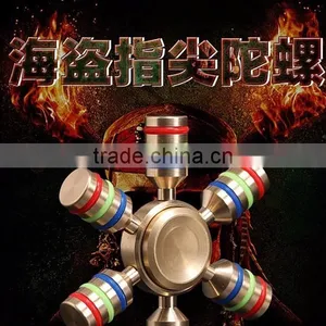 Hot Selling Tip of the Finger Gyro Fidget Pen Hand Spinner Fidget Spinner Toy Copper / Aluminium Edc Hand Spinner thumbnail-1