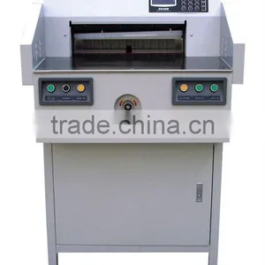 Electric Programming Paper Cutter Guillotine 20 Inch With CE thumbnail-1