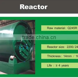 Environmental Plant Pyrolysis Machinery Refining Tyre Waste/Plastic Waste/Rubber Waste thumbnail-2