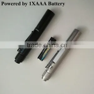 AAA Battery LED Flashlight Pen Style Light Cheap Led Flashlight With Pocket Holder thumbnail-1