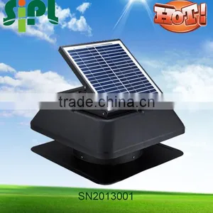 Vent Tool Solar Panel Ventilation Fan New Idea Roof Mounted Air Circulation Fan Solar Panel Attic Fan for Home System thumbnail-1