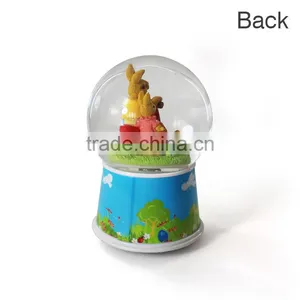 2015 Cute Yard Musicial Snow Globes thumbnail-3