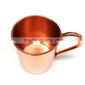 High Quality 100% Copper Food Safe Pure Copper Mug thumbnail-3