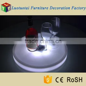 Excellent Quality Plastic Led Light Tray Wine Glass Holder Tray Use for Bar thumbnail-1