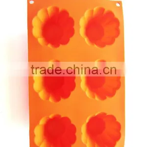 FDA&LFGB Insect Shaped Orange Silicone Cake Molds thumbnail-1
