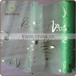 Beautiful Design Printed Organza Fabric Roll For Wedding,Home Decor thumbnail-1