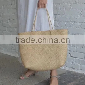 High Quality Best Selling Sea Grass Shopping Bag WITH HANDLE From Vietnam thumbnail-1
