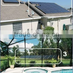 Manufacturer Mounting Home Use Easy Installed Roof Mount Solar Panel System for Home Use Ful Set 4000 W thumbnail-5