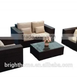 Outdoor Garden Rattan Sofa Set Modern Synthetic Rattan Sofa thumbnail-2