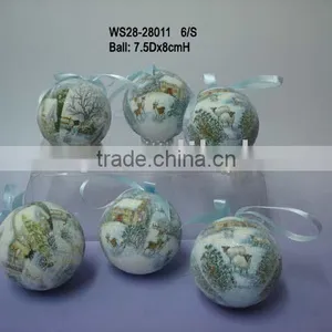 Wholesale Polyfoam Big Christmas Hanging Balls thumbnail-1