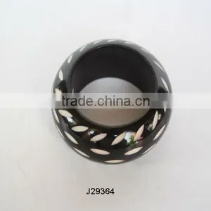 Polyresine With Carved Patterns Napkin Ring Available in Other Colours thumbnail-1