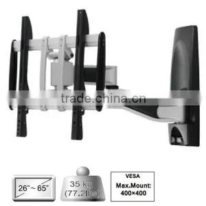 GOOD 26 TO 65 Swivel 90 Degree Full Motion LCD TV Wall Mount thumbnail-1