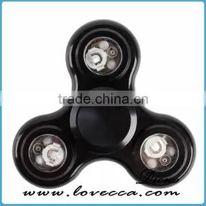 Whoesale LED Design Metal Alloy Gyro Hand Toy Crazy Finger Fidget Spinner thumbnail-5