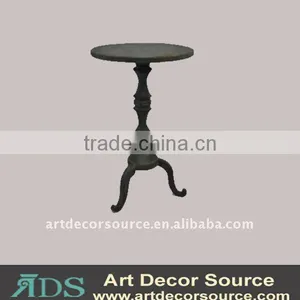 17.7"D Metal Rust Side Table thumbnail-1