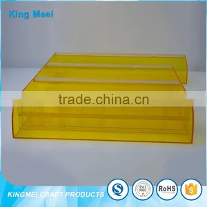 3 Tier Acrylic Cosmetic Stair Step Display Shelf thumbnail-4
