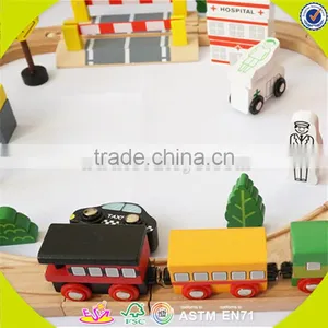 Wholesale Children Wooden Train Track Educational Wooden Train Track Popular Wooden Train Track W04C016 thumbnail-6