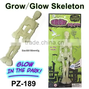 Plastic Grow and Glow Skeleton Toys thumbnail-1