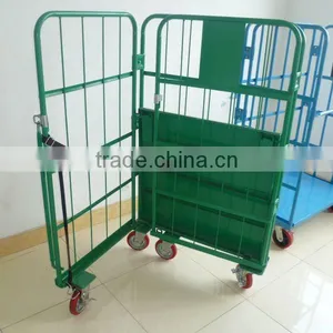 Collapsible Steel Wire Mesh Storage Roll Container thumbnail-1
