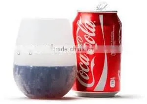 Custom Logo Foldable Silicone Wine Glasses thumbnail-5