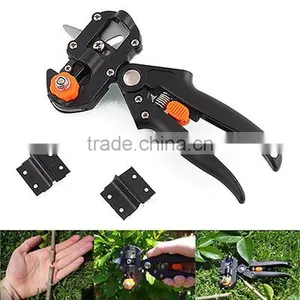 Fruit Tree Professional Grafting Steel Cutting Machine Cutting Tool With 2 Extra Blades Black thumbnail-1