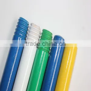 Color Round Varnished Wooden Broom Handle thumbnail-1