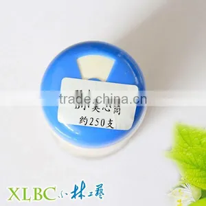 Well-designed 250pcs per Little Blue Core Jar Two Point Wooden Toothpick thumbnail-1