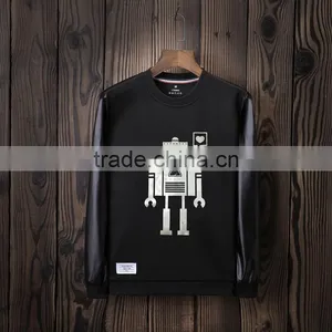 Bulk Hoodie Manufacturers Fashion Letter and Sublimation Printed Pullover Fashion Hoodies Without Hood Man Jacket thumbnail-5
