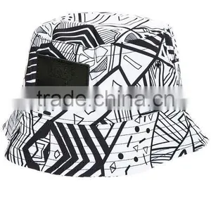 Cheap Cool Custom Printed Mens Floral Fashion Bucket Hat thumbnail-3